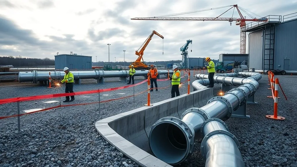 Gas & Oil Pipe Ducting & Installation in West Kingsdown