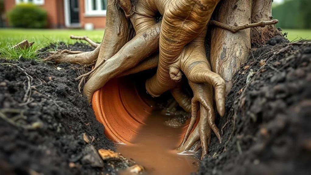 Tree Root Damage in Drains | Detection & Removal in West Kingsdown